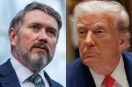 US lawmaker Thomas Massie and Trump