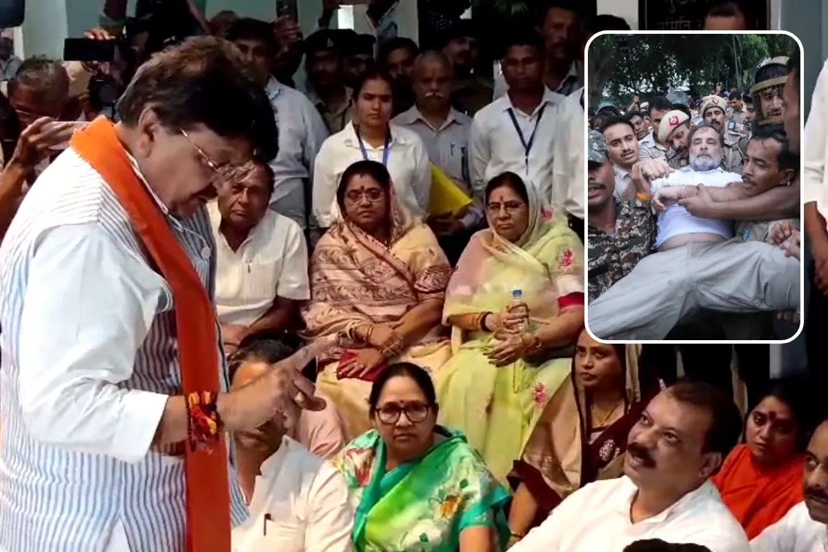 MLAs Protest In MP Assembly