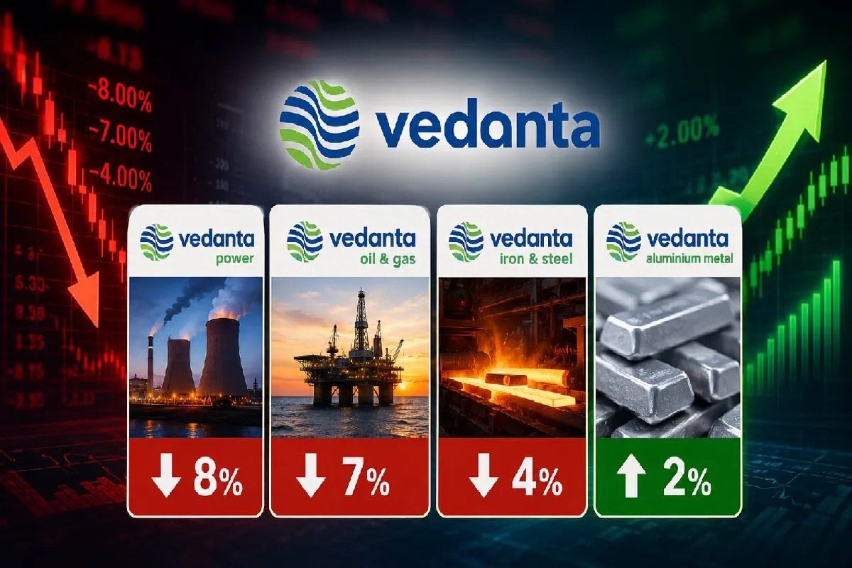 Vedanta oil and gas share
