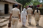 woman and police Image