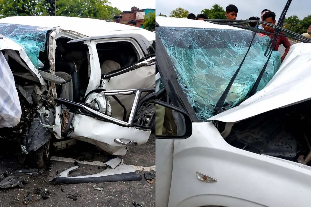 Video of mafia Atiq son Aban death in a road accident surfaces