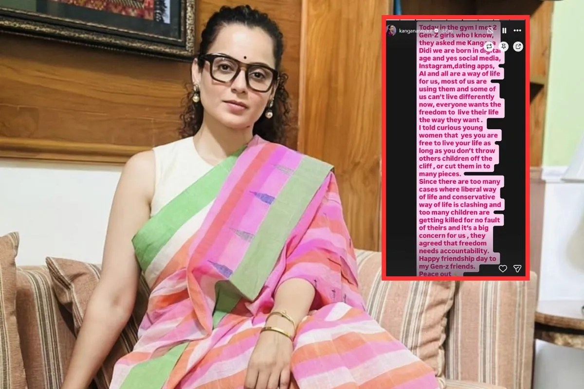 Kangana ranaut uturn and wishes gen z happy friendship day after generation gutter comment controversy