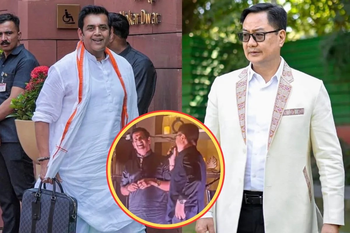 Kiren Rijiju Sings Song tere jaisa yaar kahan On Ravi Kishan Demand
