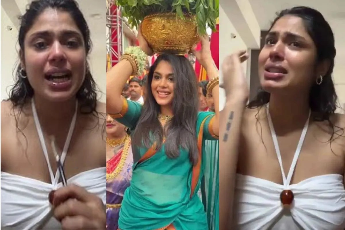 Faria Abdullah cry said my father converted muslim over Bonalu hate