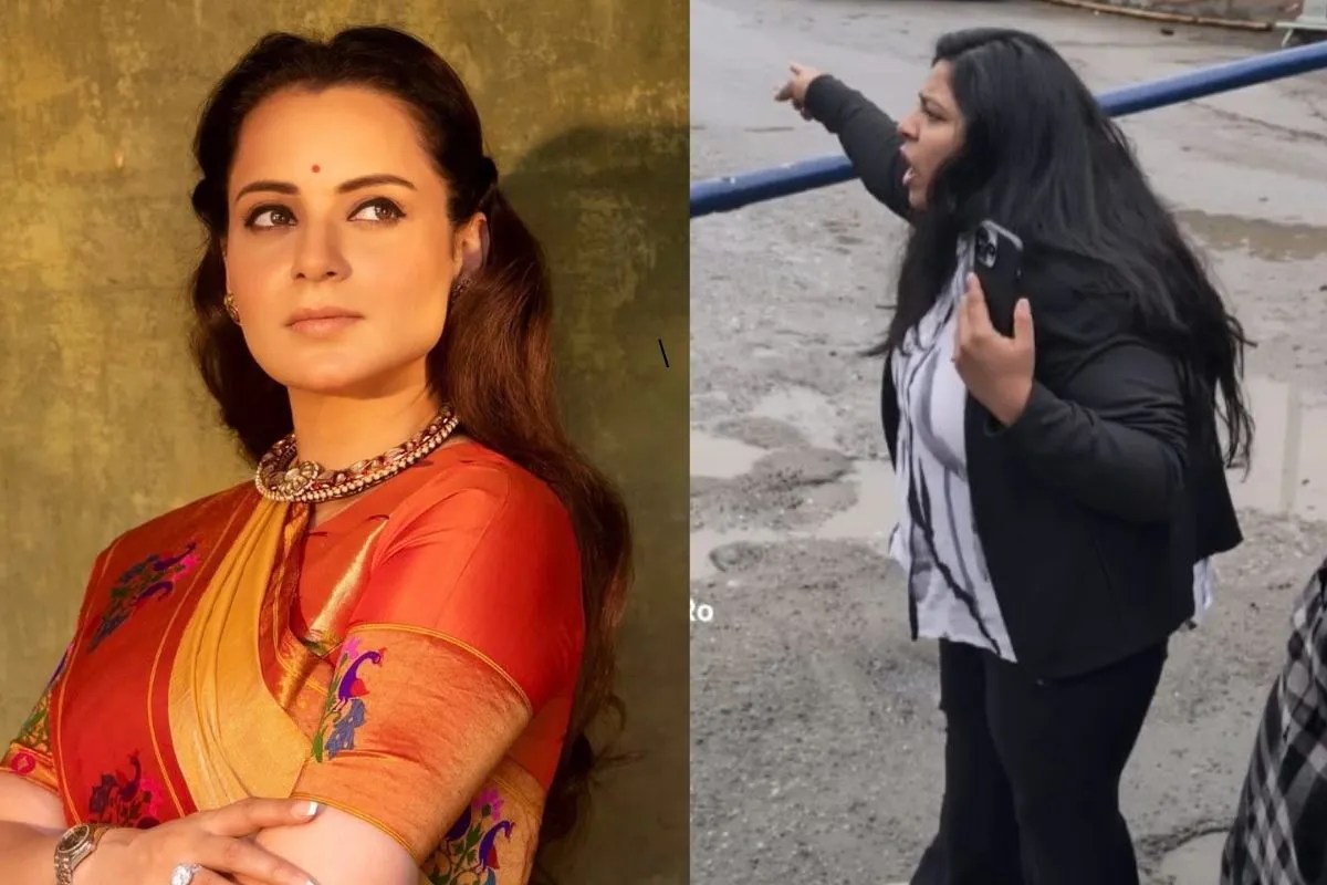 Kangana Ranaut react gen z woman tourist fight security forces ladakh