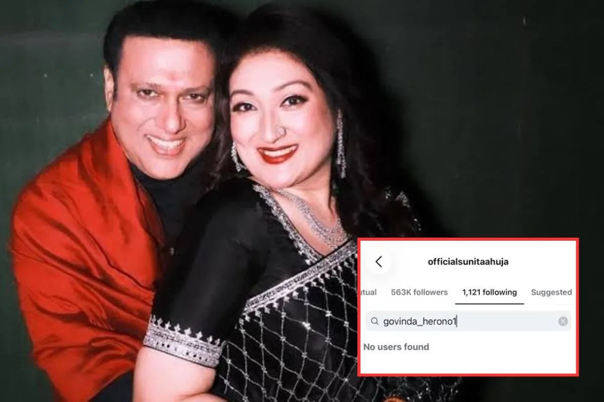 Sunita Ahuja unfollowed Govinda on Instagram after divorce withdrew