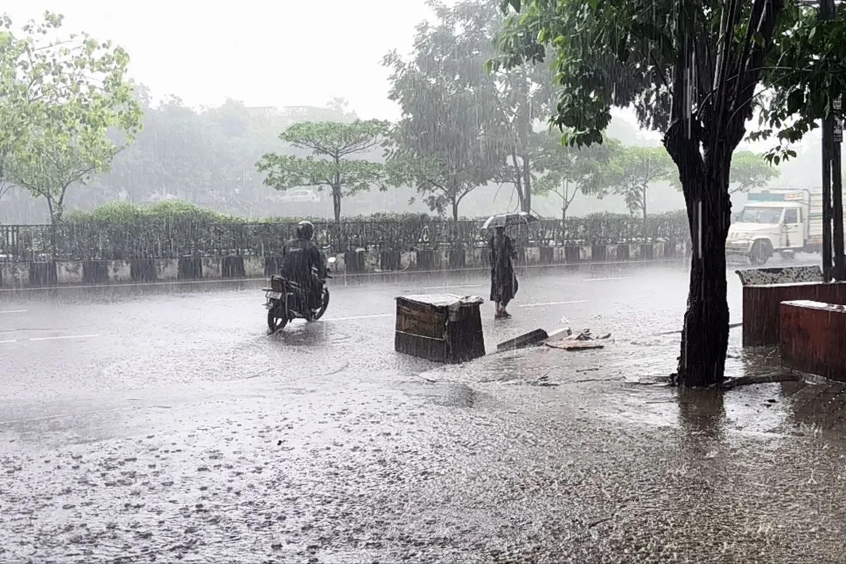 बारिश से मिली राहत, प्रदेश में मानसूनी गतिविधियां हुई तेज; वर्षा विचलन घटकर -19 प्रतिशत पर पहुंचा (फोटो सोर्स : भाषा संवाद WhatsApp News Group)