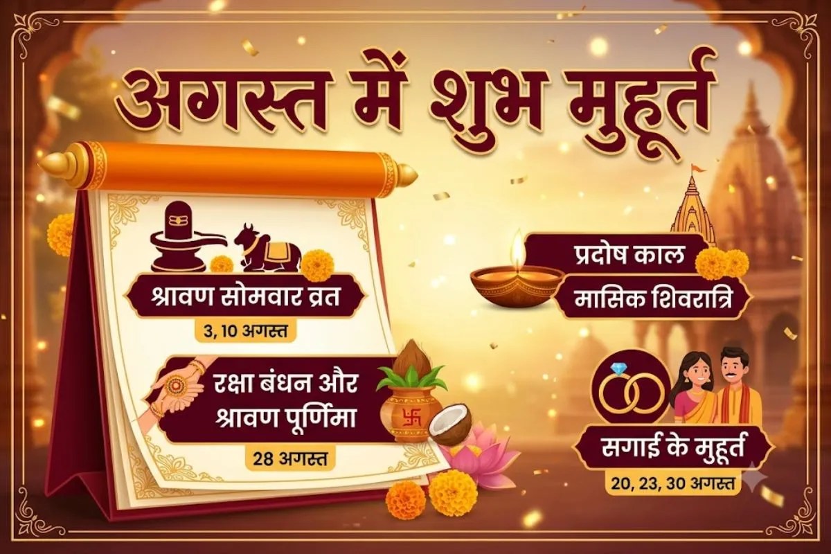 August 2026 Shubh Muhurat