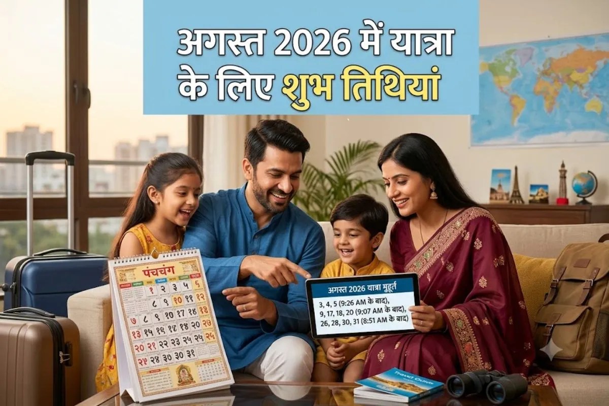 August 2026 Travel Muhurat
