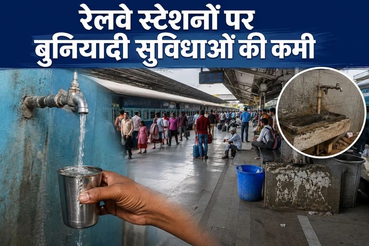 Bacteria found in drinking water at railway stations