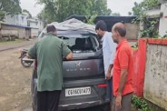 Stone pelting in Koria