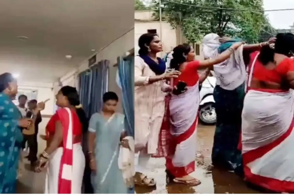 सक्ती जिला अस्पताल में सफाई को लेकर विवाद, महिला एल्डरमैन और सफाईकर्मी भिड़ीं; थप्पड़-मारपीट का VIDEO वायरल
