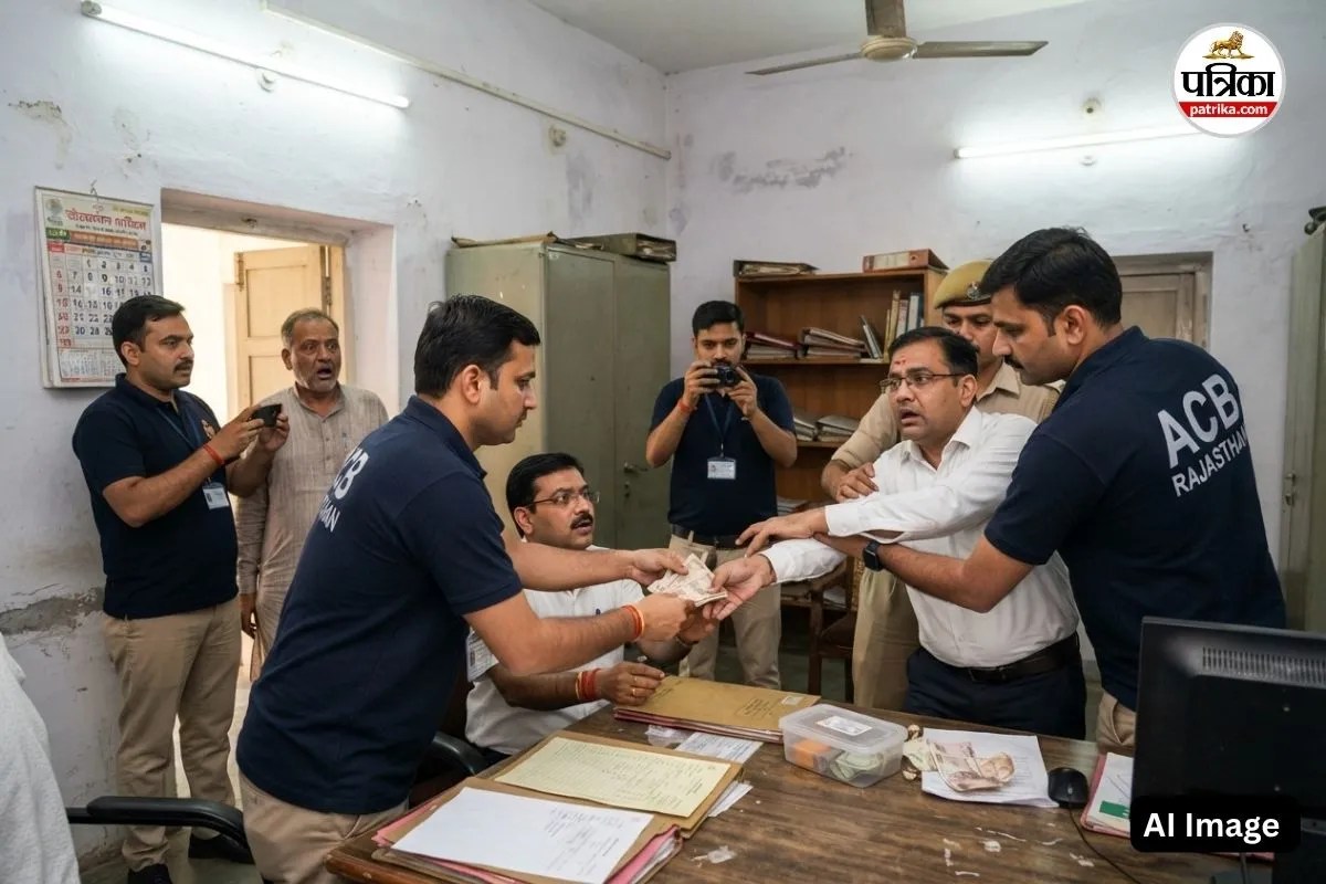 udaipur acb traps food safety officer ghanshyam solanki salumbar