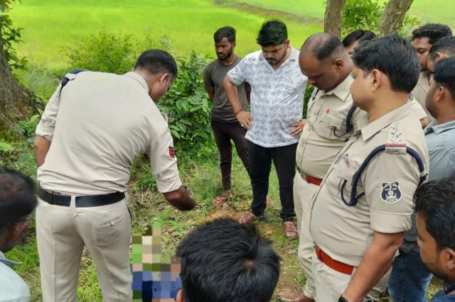 Girl dead body found in forest