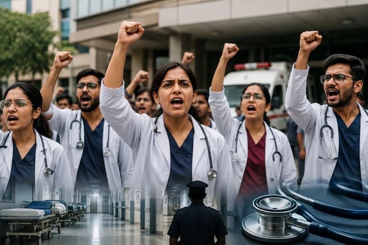 Andhra Pradesh Junior Doctors Protest