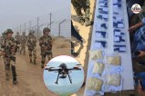 Drone drops at border