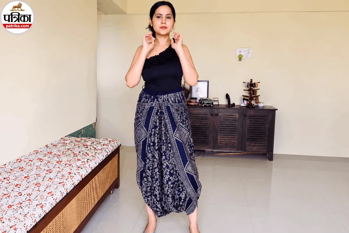 Dupatta To Pants, बिना सिलाई दुपट्टा पैंट