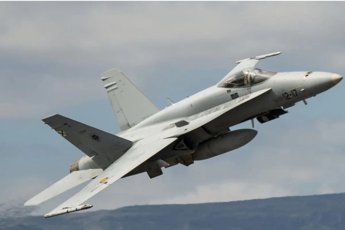 Spanish F-18 fighter jet shoots down drone over Romania