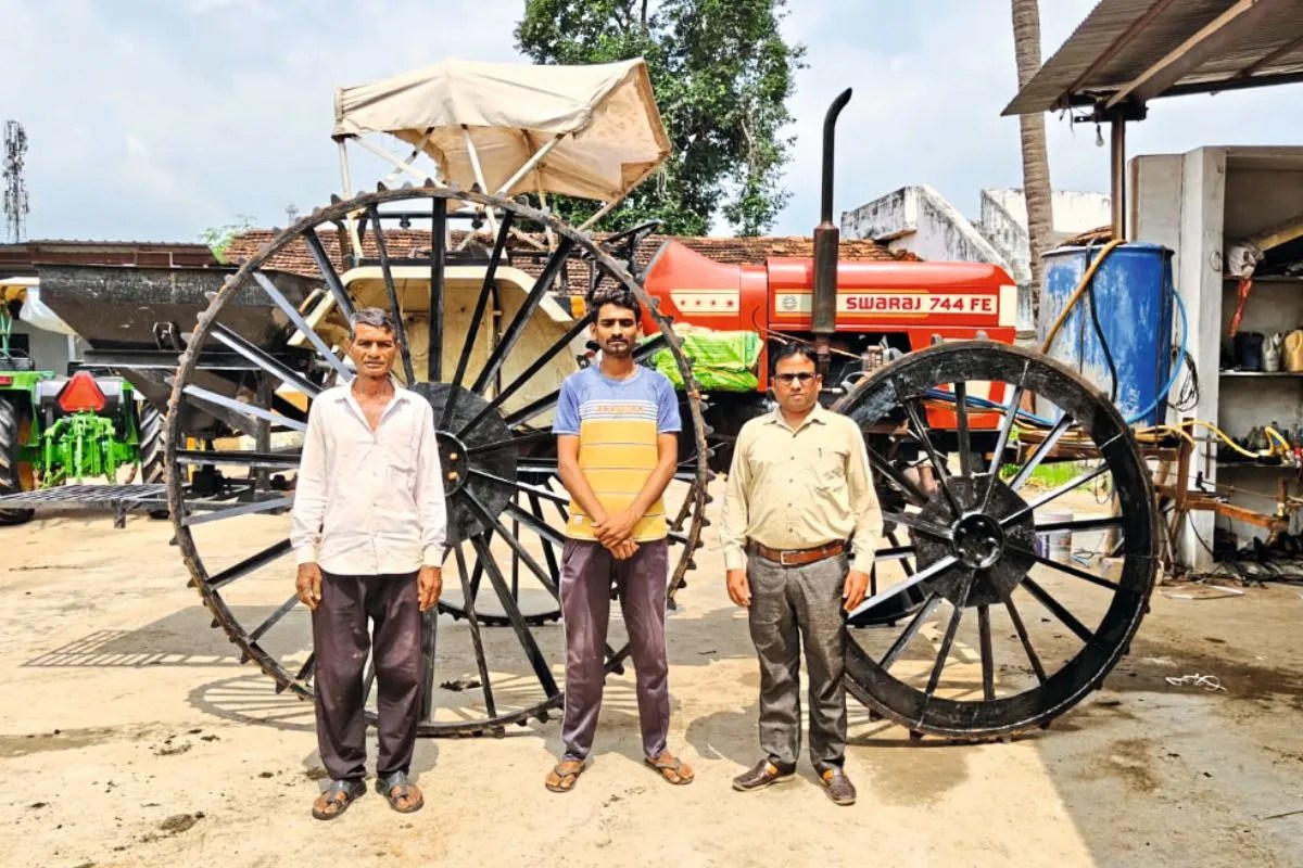 Farmer father son innovation