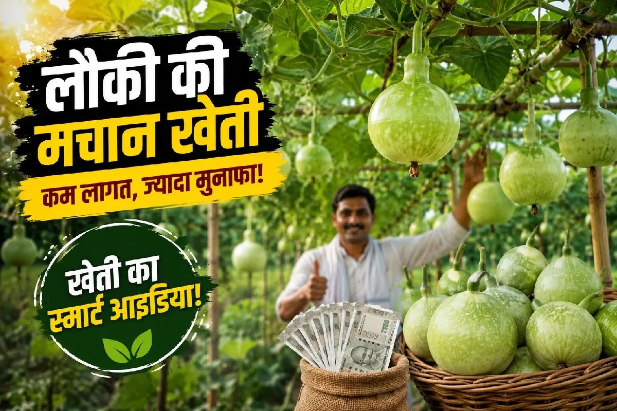 Gourd farming Scaffolding method high profit farming tips