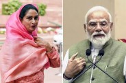 Harsimrat Kaur thanks PM Modi.