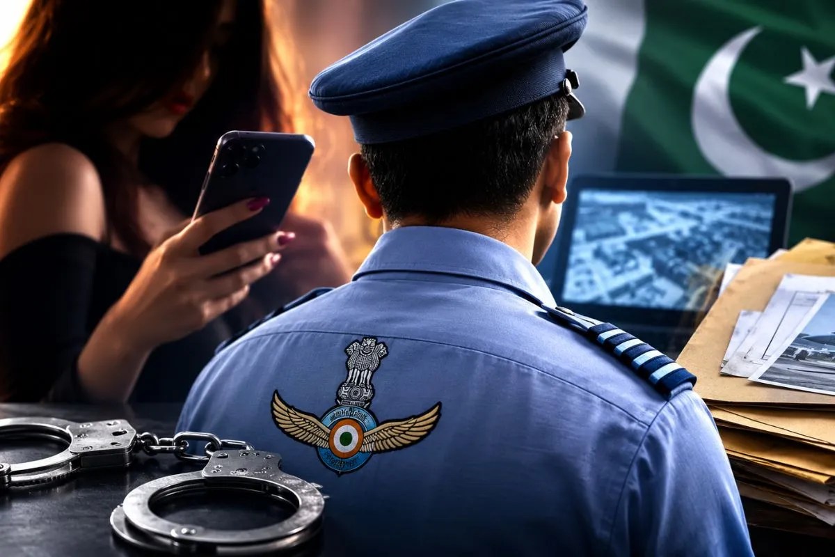 IAF Wing Commander Honeytrap Arrest