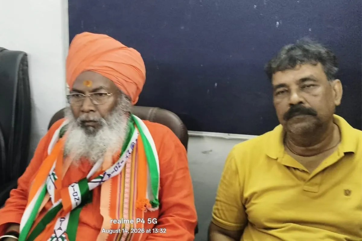 सांसद साक्षी महाराज और विधायक पंकज गुप्ता, फोटो सोर्स- पत्रिका