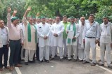 प्रदर्शन करते भारतीय किसान यूनियन, फोटो सोर्स- पत्रिका