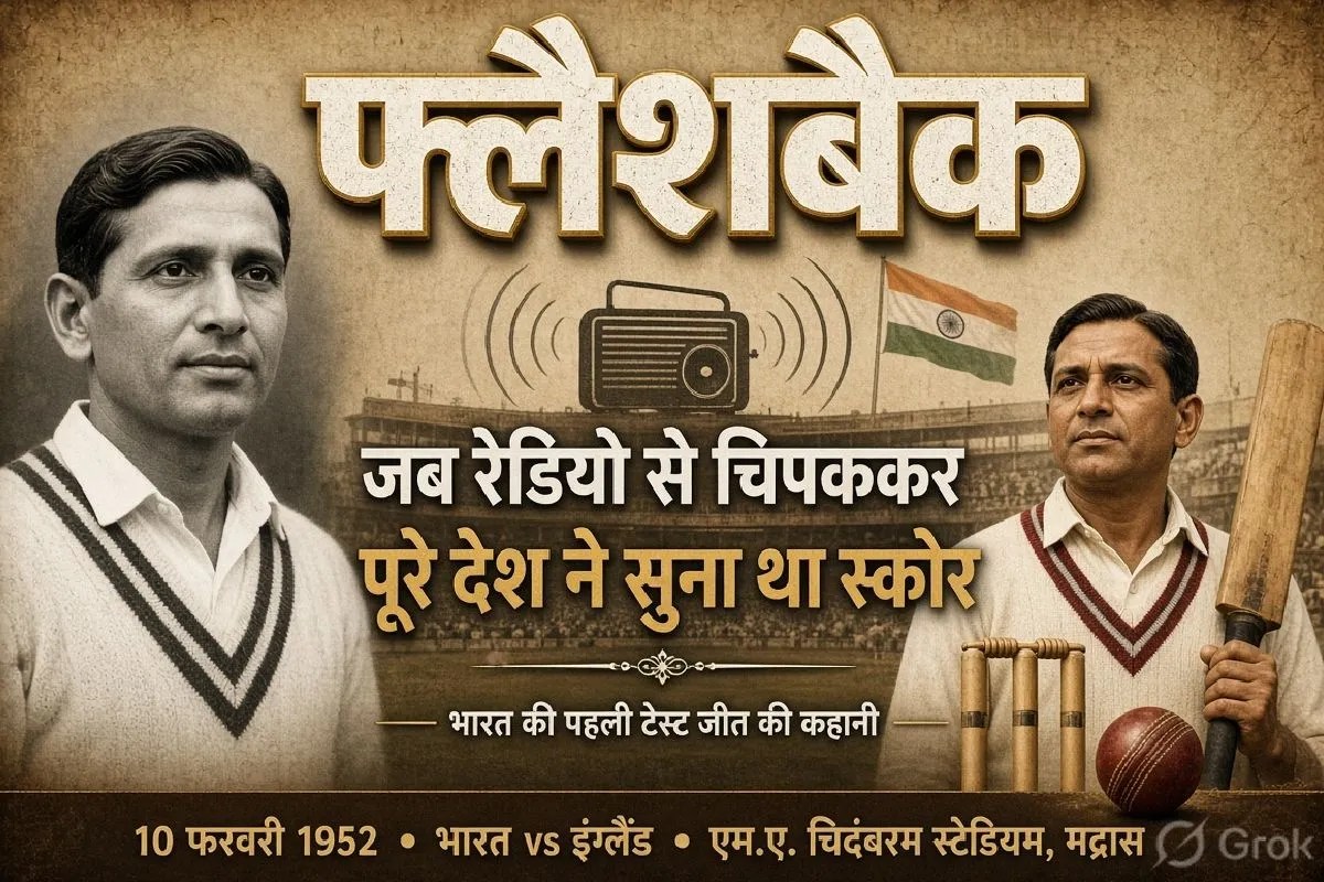 India first test match win 1952