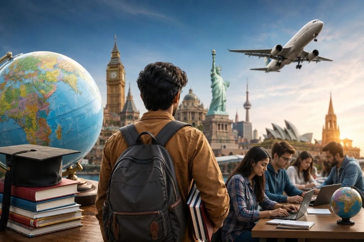 Indian Students Studying Abroad