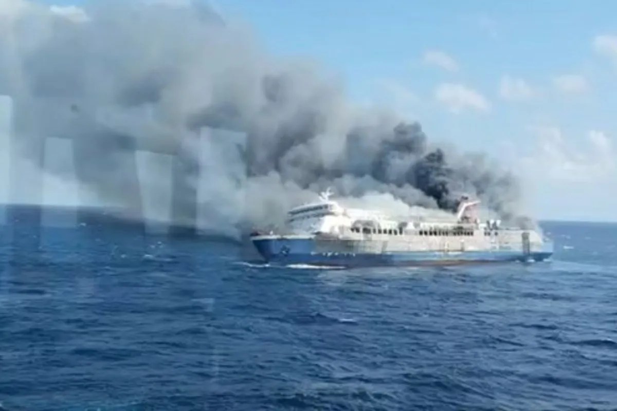 Indonesia Cruise Fire