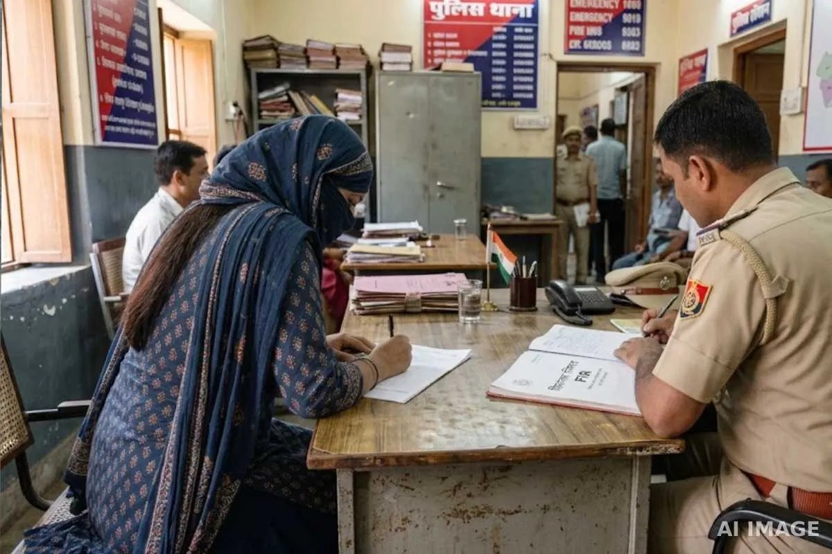 Indore Woman Officer Alleged Assault