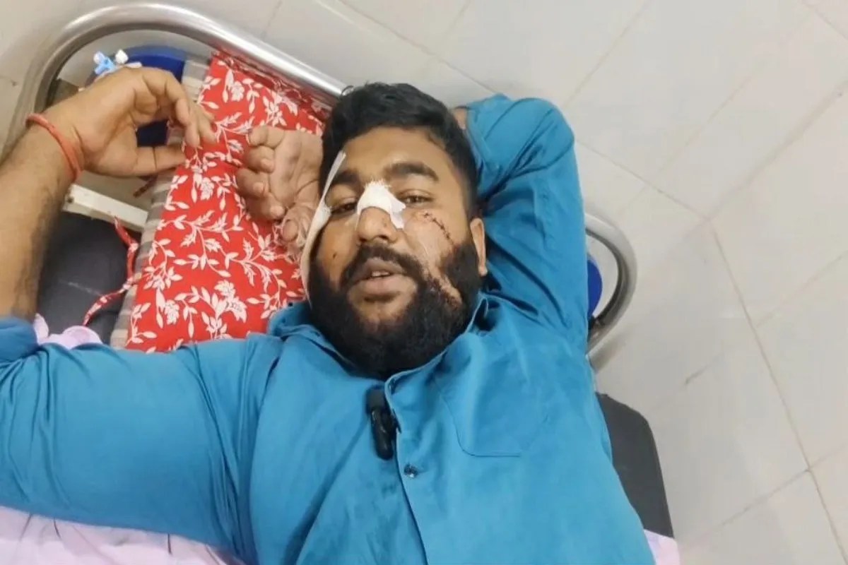 Knife attack on young man