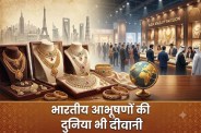 International market of Indian jewellery