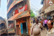 jaipur parkota area three storey house big cracks landlord notice Issue