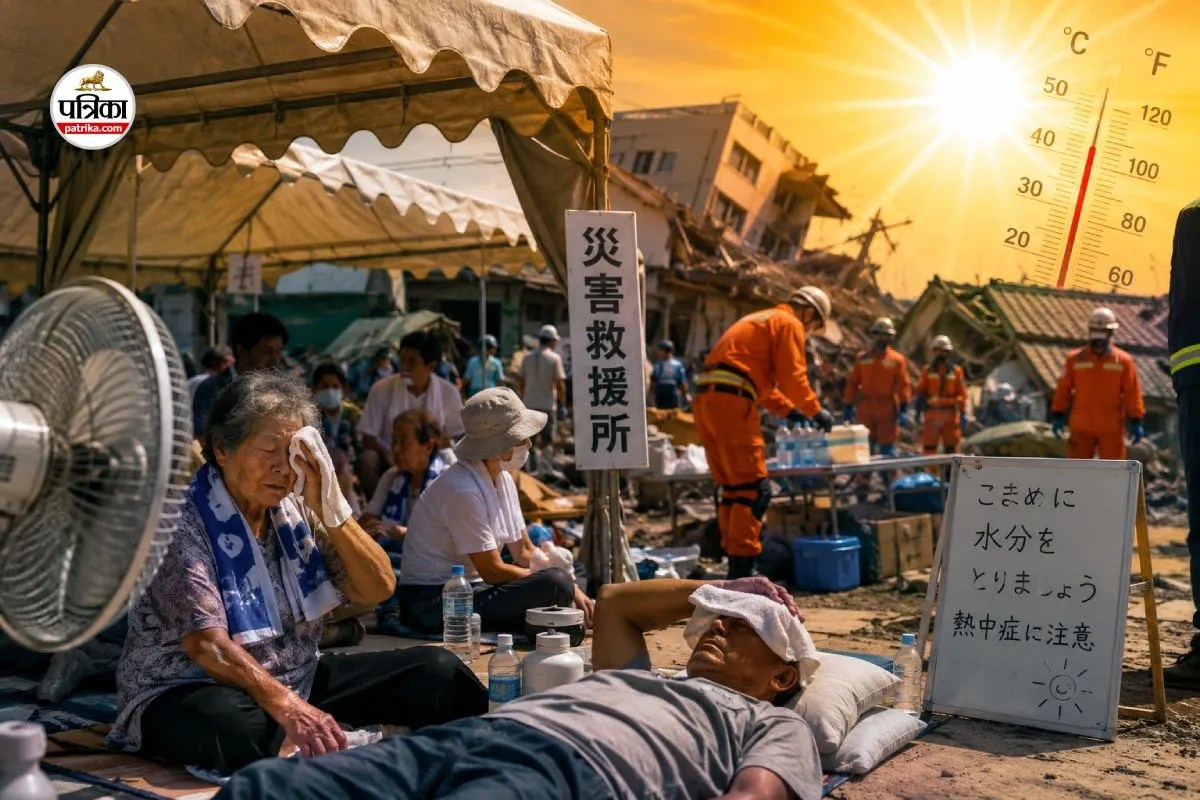 Japan Earthquake Heatwave