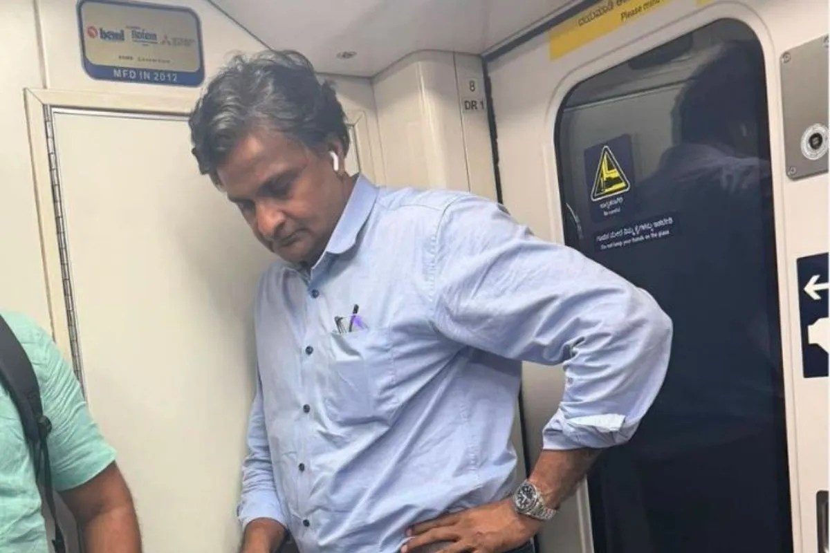 Javagal Srinath in Metro
