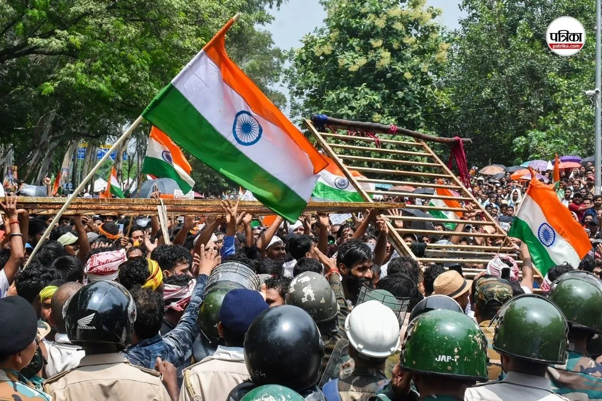 jharkhand student protest