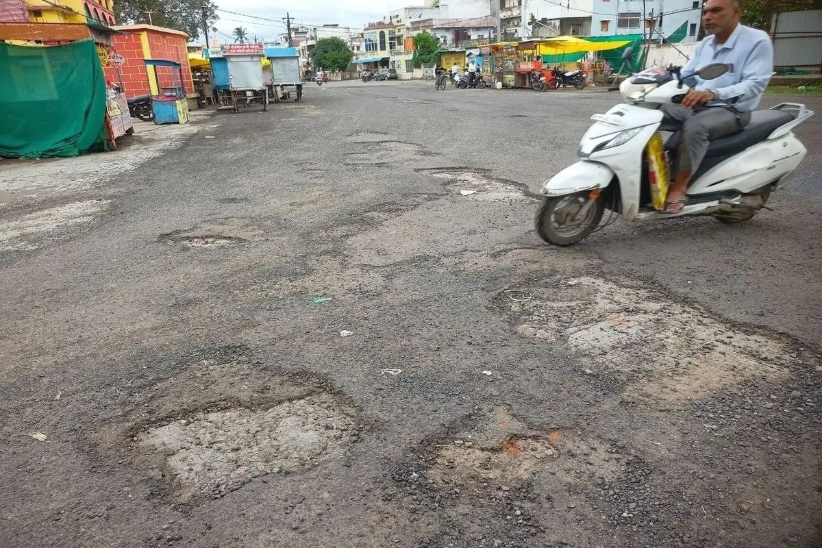 roads in rain