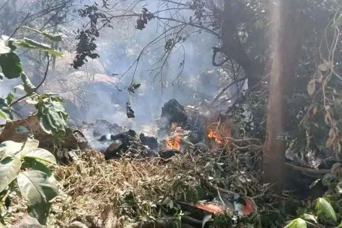 Helicopter Crashes In Northern Kenya.