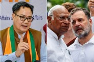 Kiren Rijiju hit out Rahul Gandhi .