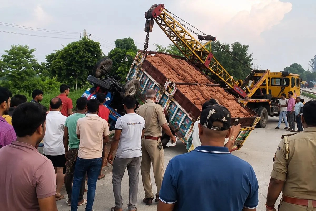 lucknow accident gosaiganj tractor-trolley road crash
