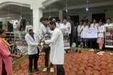 Intern Doctors Unique protest in Ambikapur