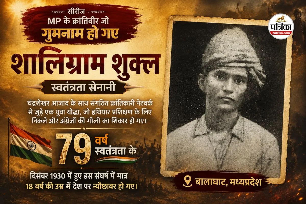 MP Freedom Fighter Shaligram Shukla