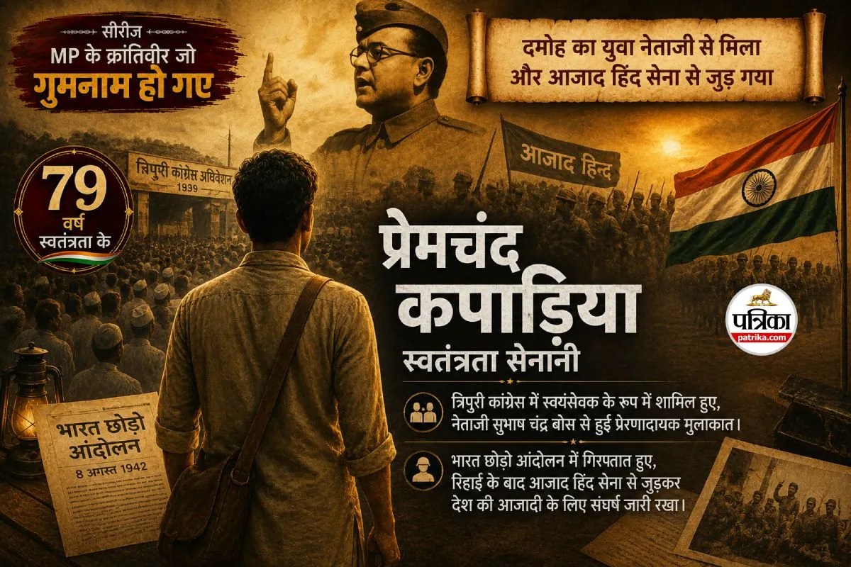 MP freedom fighter premchand kapadia