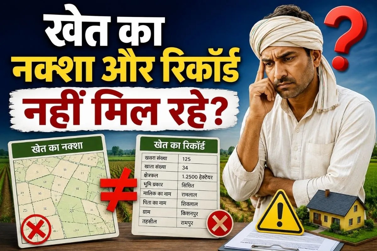 Difference in Bhu Naksha and Khatauni