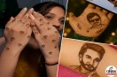Portrait Mehndi Design, Husband Face Mehndi Design