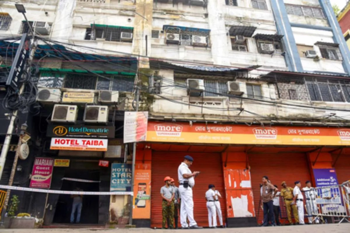 mirza ghalib street fire 26 hotels notice kolkata