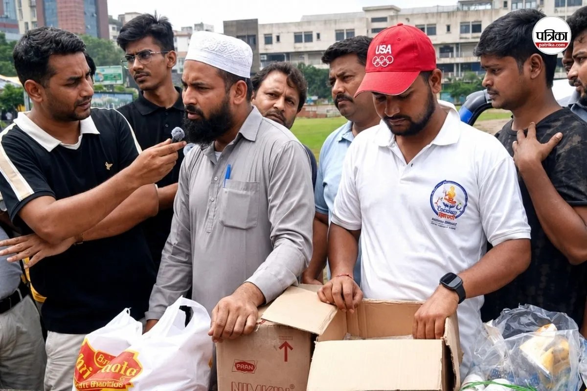 Mohammad Junaid free food distribution protest
