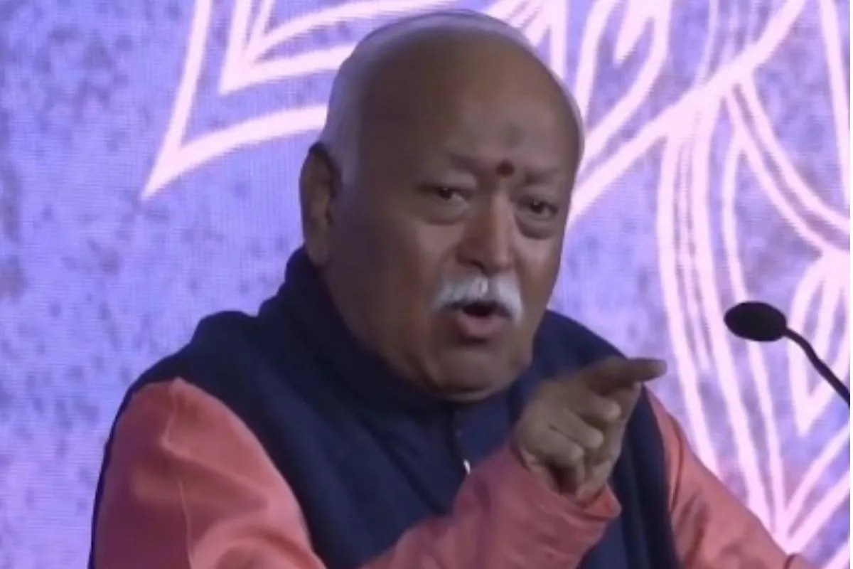 Khalistan Protest Against Mohan Bhagwat in New York.